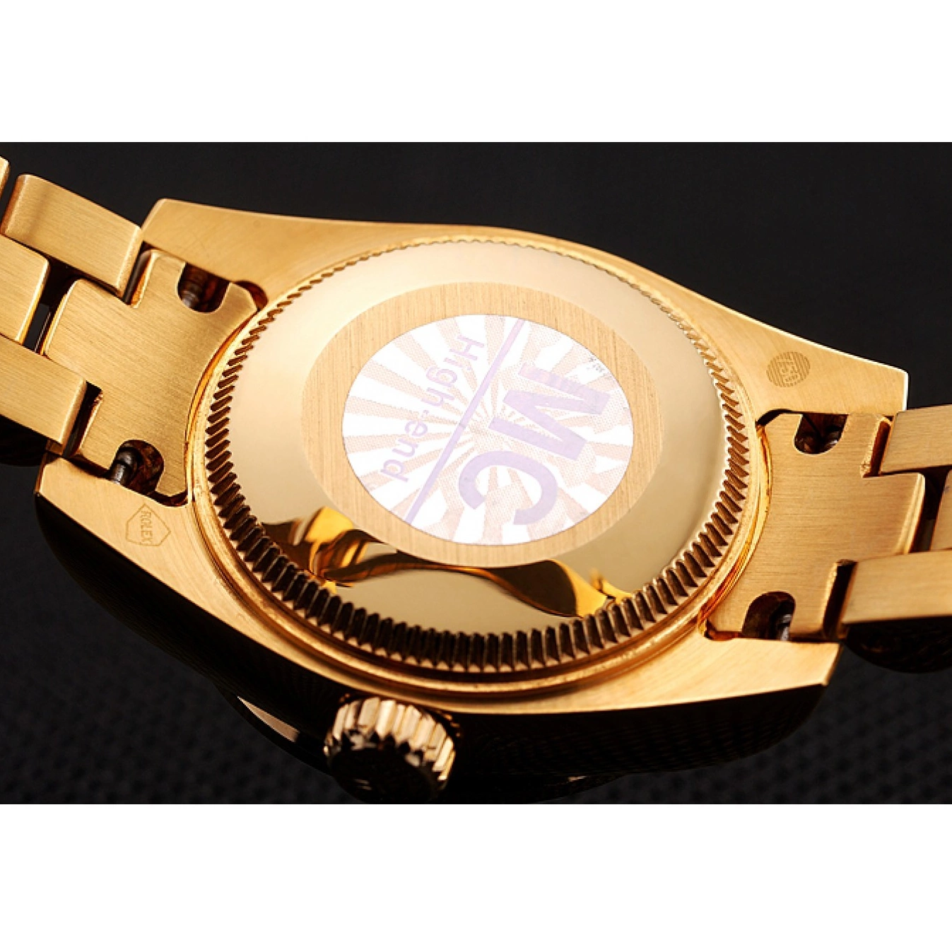 Aaa replica watch Diamond Swiss 1453957 Pave White Dial Bracelet DayJust Rolex Diamond Gold 0625